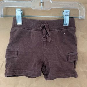 Brown baby shorts